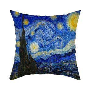 Van Gogh Starry Night Pillow Cover